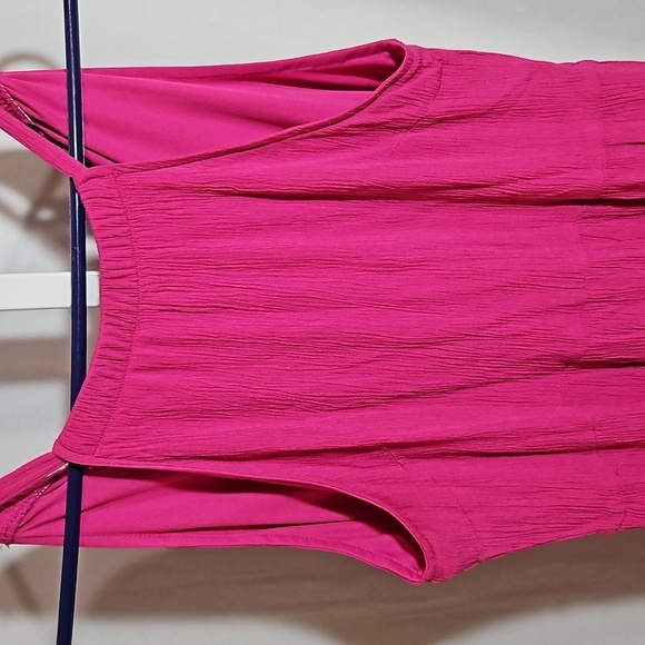 Glamour Fuchsia Dress Sz Medium - Picture 2 of 6